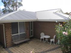  2 Golf Links Rd Lobethal SA 5241 Very neat & Tidy brick home only 13 years old features 3 good size bedrooms Master with large ensuite & Walk in Robe, well positioned kitchen with electric under bench oven & electric hotplates double sink and plenty of cupboards including a large pantry.Adjacent is a large family / meals area with tiled floors, downlights and access to outdoor entertaining area.There is a second living area or formal lounge . There is reverse cycle air cond wall split that efficiently heats & cools the home all year round.The home Has fully insulated exterior walls & ceilings and has Steel Frame. The quiet lane only services 5 homes and across the road is a large reserve , a stones throw to the oval & rec grounds Ideal for the kids. This one owner home has neat and tidy gardens colourful roses & privacy hedges there is also a double carport & Large garden shed . Great Home Great Location, Affordable Price. 