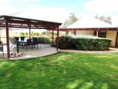  Lot 12763 Donnybrook - Boyup Brook Road BENJINUP, WA 6255 FINE-A-LEA 35 ACRES and lovely 3x1 home Located just 13kms (10 minutes) from Boyup Brook,45 minutes to Donnybrook or Collie or 1 hour to Bunbury. This well presented 35 acre property with a near new 3 x 1 home built well back from the main road. Open plan living with a large tile fire and reverse cycle air con. Large kitchen with ample cupboards, walk in pantry and gas cooking. Main bedroom has a semi en-suite and the 2nd bedroom is queen size with built in robes. The 3rd bedroom is a single. Outside is a large gazebo with fantastic views across the property, large powered shed and ample water supply from a good size dam, rainwater tanks and a bore. This property also has a single stand shearing shed with a large rainwater tank and sheep yards. This is a perfect hobby farm to be self sufficient or just have a tree change.  The Garden consists of a mainly Native minimum care garden surrounding the house, Which attracts a range of Native Birds, including a family of Blue Wrens, a Kitchen Herb garden and a Rose Garden (12 Red Rose Bushes) in front of house. The Rose Garden is on Reticulation and is usually watered from the Bore as are the Citrus Trees which consist of a Myer Lemon, Valencia Orange, Navel Orange and a Mandarin Tree. There is also a small Vegetable Bed.  