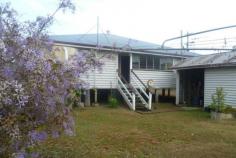  14 Gloucester Street  Biggenden  QLD 4621 File 4346 * 1012m2 Allotment * Queenslander Location Biggenden * Main Bedroom & 2 Sleepouts * Verandah Out The Front * Shed for the Car * Fully Fenced * Town & Tank Water Property Details Bedrooms 		 1 Bathrooms 		 1 Land Area 		 1012 m2 
