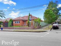  402 Kingsgrove Rd Kingsgrove NSW 2208 Occupying
 a wide corner block is this freestanding double brick family home which
 is flexible in its layout and offers creative home opportunities with 
many future possibilities, placed within two kilometres of Hurstville 
CBD and only a short stroll to Kingsgrove local shops, train station, 
parks and Bexley golf course. Embrace and capitalise on the potential 
this home has to offer. Features include; - Open living and dining with high ceilings and timber floors - Entertainers' terrace and barbecue courtyard at the rear - A large sunlit level lawn is fenced and child-friendly - Wide deep commanding corner block - Bus stop to Hurstville is situated at the front of the home - Good community atmosphere, just an easy stroll to Bexley Golf course - Within close reach of a selection of Schools(Opposite Kingsgrove High School) - Moments to the local Shopping Centre, trains and eateries - Four good sized bedrooms, all with a built-in wardrobe - Potential self contained accommodation at the rear of the property (STCA) - Leafy aspect, wide frontage and a side drive access - Potential duplex site (subject to council approval) - Land size Approx. 16.15 x 40.23 = 650sqm AUCTION ON-SITE AT 9.15AM SAT 6TH SEPTEMBER, 2014. 