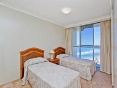 Beachside Tower - Main beach - Corbett & Co BEACHSIDE TOWER -ABSOLUTE BEACHFRONT – VIEWS TO COOLANGATTA 
 THE BEST VIEW IN MAIN BEACH!! 
 Living On the Beach 
 3 bedroom apartment with a view from every room 
 Great floorplan with a wrap around balcony off the living area & master bedroom 
 Wake up to a magnificent sunrise every morning 
 No roads to cross to the beach, simply walk onto the sand and relax 
 270o views with only 2 units per floor 
 Secure car parking and lift access 
 Excellent holiday let returns available 
 The upmarket island like suburb of Main Beach lies between the Gold 
Coast tourism Mecca of Surfers Paradise and the commercial locale of 
Southport. 
 Main Beach – is bordered by the blue waters of the Pacific Ocean and tranquil waters of the Gold Coast Broadwater. 
This exclusive precinct has evolved into the boutique upmarket suburb of
 the Gold Coast with its highly favoured residential living. 
 An ultimate lifestyle where one can dine alfresco and enjoy the 
company of friends at sidewalk cafes and restaurants without even 
hopping into a car. 
