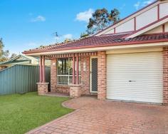   37A Hodges Place Currans Hill NSW 2567 Flowing gracefully over a single level, this duplex is filled with natural light, privacy and position to entice those seeking convenience. An affordable entry point for the first home buyer or investor, designed for maximum enjoyment and minimal maintenance. Three bedrooms, master with built-in wardrobe Generously sized front facing lounge room Neatly presented kitchen with gas cooktop Perfectly presented bathroom, separate w/c Adjoining dining space opens to rear yard Providing single lock-up garage, internal access Private backyard with level lawns, ideal for kids Currently leased, returning $400.00 per week Torrens Titles duplex, affordable price point Short walk to lake and reserve, peaceful locale 