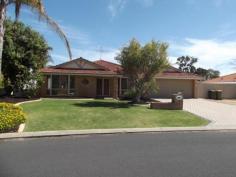  19 Cassilis Ct Greenfields WA 6210 Wanting to UP SIZE?? For a start, how does a large 4 x 2 tucked away in a cul-de-sac with a park nearby sound? The house has separate living areas for the lounge, dining, family, games and meals. Then, there's the kitchen which overlooks the 8m B/G pool. There's the 5m x 7m shed, double garage, plus room for your boat or caravan. Other features: Built-In Wardrobes 