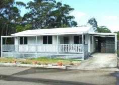  57 Racecourse Beach Village Street Bawley Point NSW 2539 Freshly painted, new carpet throughout, move in and just enjoy. Designed for our relaxing coastal lifestyle, this lovely 2 bedroom home has internal open plan living and great outside decks with a semi enclosed BBQ area. Includes carport, garden shed, BIRs to bedrooms, separate WC, leased land approx $120 per week, NO annual council rates. Safe, gated community 