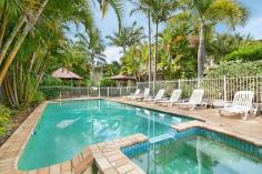  4/37 Childe Street, BYRON BAY, NSW 2481 “Ahimsa” is a fabulous townhouse in a small resort complex of 9, perfectly located just 100m from Belongil beach and offering a casual laid back atmosphere. Ideal to live in or rent out. Upstairs features 3 bdrms, main with ensuite & balcony. Downstairs, spacious lounge, living area opening onto a private terrace ideal for al fresco entertaining & overlooking saltwater pool, spa & lush sub-tropical gardens. FOR SALE: $745,000 