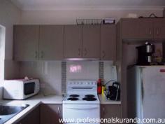  11/40 Coondoo Street Kuranda Qld 4881 $230,000 neg Hands down one of the best buys in Kuranda Unit - Property ID: 704811 Anyone that knows Kuranda knows that units are like hens teeth and vary rare to find. Professionals Kuranda are now offering a chance to secure yourself one of these units. Located in the heart of the village this two bedroom unit is spacious and has a free flowing sizable floor plan. This could be a great investment or just a great place to call your own. Many features include: Open plan Newly renovated New Kitchen New Bathroom New tiles throughout Built ins in bedrooms Back patio Security screened Back unit - so private than others in the complex only 12 units in complex Under cover parking  Lock up storage cage This unit has a tenant in place so income is assured from day one.  Easy walking distance to everything in Kuranda  Don't delay !!! Kuranda should boom when Aquis Great Barrier Reef Resorts starts and then it will be too late to purchase anything in this price range 