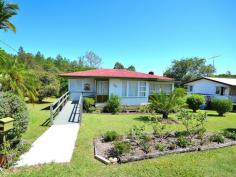  90 Atthow St Kilcoy QLD 4515 $205,000 CHEAP AS CHIPS You can't go wrong with this little diamond in the rough! * 3 bedroom hardwood chamfer board home  * 607 sqm allotment overlooking golf course fairways * Tongue and groove floors under carpet, solid concrete stumps * Rent it "as is" or renovate and add value easily with little work * Carpark and/or storage under house, rainwater tank for drinking * Refreshed bathroom with shower and toilet and grab rails  * Ramp installed for easy access for elderly or disabled  * Elevated position with perfect northerly aspect   Property Snapshot  Property Type: Residential Construction: Timber Land Area: 607 m2 