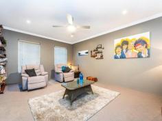  62 BODDINGTON CIRCUIT Dianella WA 6059 $849,900 You can save time and money by owning this home that ticks all the boxes for you & your family! Only three houses up the street from St Andrews Grammar private school catering from K to year 12. So you can walk them to & from school until they want to walk by themselves. We personally recommend this school as both our daughter & son went to school here and both have grown up to be well respected individuals on their way as successful as young adults. And after your children have grown up, this home is set up for a lock up and leave lifestyle for the rest of your life, so this is perfect as your “forever home”. Everyone gets their space. You can retreat up front with your own living/ theatre room, king-sized master bedroom with walk through his and her robes into the ensuite with 2 bowl vanity unit, shower and wc. A wing off to the rear side of the home has a wide passage with three double linen cupboards between it and the adjoining living areas with three good sized bedrooms, all with built in robes serviced by bathroom, wc and the laundry. This means your children are able to sleep easy and all can retreat to their own space. Greeting your guests is an impressive entrance hall which has recessed ceiling and recessed wall space for your artwork. Polished hardwood floors flow through French doors into the sweepingly big open planned casual living space, where the impressive Masters kitchen newly incorporates Schweigen exhaust Range hood direct to outside, stainless steel dishwasher, induction cook top, double oven and microwave, Caesar Stone bench tops with waterfall ends and privacy counter, appliance, pantry and with a ceiling bulkhead over, you will love cooking and serving from here and you can be a part of the goings on from here. The polished hard wood floors spread out through this area and into the dining and family rooms where a wall of windows and doors opens out to the massive outdoor alfresco where nearly the entire backyard has been paved, connecting the rear corner under cover bar area and custom built artistically created metal pergola and back-lit hedging, panels and water features. Love entertaining all year round? There is so much combined space inside and outside which will cater for just private barbecues or big parties where all your family and friends can get together for all ages. If you love sports, then call the team over to take in 2020 cricket and football. Stack the eskies and there’s TV points inside and outside so you won’t miss anything. This home is easy care and has every conceivable built in modern convenience, with ducted air conditioning, polished hardwood floors through most living areas, ceiling fans throughout and solar panels. There is nothing to do but move your family and belongings in and you will be proud to come home to this wonderful St Andrews Estate state lifestyle!. So convenient, with walking distance to local parks, playgrounds, bus route to the city, freeway access around the corner north and south east and west, a choice of many major shopping centres and schools private and public. The owners have purchased elsewhere and are ready to move so you can move straight in if you’re quick enough before the school year or close enough. 