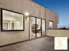  2/41 Thomson Street Maidstone VIC 3012 $699,000 - $750,000 ‘The Thomson Residences’ is Maidstone’s boutique development which focuses on quality and contemporary living all in a central location. This brand new 3 bedroom, architecturally designed home with its clever layout spoils you with 3-meter-high ceilings throughout and light filled, airy rooms. On entry you’re greeted by beautiful timber floors that guide you past 2 double sized bedrooms serviced by a central bathroom, separate toilet, and European laundry. The timber staircase continues to the upper level where you’re surprised by the size of the open plan, living area which includes the well-appointed large kitchen with a never-ending stone top island bench. Smoke mirror splash-back, stainless steel appliances and great storage make for easy living. The kitchen connects perfectly to the spacious dining and generous living area and leads to a sunny side balcony ideal for entertaining or relaxing. On this level you will also find the master bedroom with its own ensuite and study nook. Uniquely this home comes with its own huge private front garden facing Jackson St and own walkway to the secure rear carpark. Become part of this exciting residential community, located on a tranquil street only 8km from the CBD. Walk to public transport, cafes, parks, and schools. With Highpoint, Vic Uni and Western Hospital only minutes away. Please note No. 12 is also available and offers 3 bedrooms, 1 bathroom and 1 car spot in classic layout. Please see floorplan attached. 