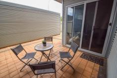  11/30 Paton Road South Hedland WA 6722 $229,000 *** OPEN HOME Thursday 17th of December @ 4.30 - 5.00pm *** Neat, Tidy, Modern, Central location = perfect investment or place to call home! 30 Paton Road was built in 2013 and features a mixture of one and two bedroom apartments. With unit 11 being on the ground level with its own private terrace - this unit is PRICED to SELL and will not last long! Property Features include; - 2013 Built 2x2 ground floor unit - Open plan kitchen and living - Modern, well equipped kitchen - stainless steel appliances - Large living and dining areas - opening to outdoor alfresco area and courtyard - TWO Double sized bedrooms; both with built in robes, split system air conditioning and the master bedroom with a private ensuite - Both Bathrooms are Spacious and feature modern fittings and cabinetry - Large and very private undercover terrace flows from the living areas - creating an outdoor alfresco area perfect for the evening BBQ's - added bonus to have a small yard - given the end position of this unit - ideal for creating your own private garden down the track - Lock up storage shed and one allocated car bay - Unit is fully furnished and all furnishings included in sale price - Corporate lease at $450 per week until 01/10/2021 - Strata fees apply All in all, this unit is modern, new and low maintenance - its perfect as an investment or as a place to call home - the last group of units I sold in this strata sold within DAYS of hitting the market.... Call Danielle Mariu - 0412 385 783 to view this unit before its gone!!! 