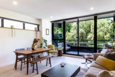  103/108 Haines St North Melbourne VIC 3051 $700,000 - $750,000 A light filled and contemporary first floor apartment with perfect park views of Gardiner Reserve. Surrounded by tree lined streets, a desirable lifestyle location within walking distance from parks, swimming facilities, public transport, cafés/restaurants and the Vic Market/CBD. The apartment features : • 2 bedrooms, both with built in robes. The primary bedroom accompanied by an ensuite and a compact private terrace. • 2 bathrooms, beautifully fitted. A second bathroom with built in European laundry. • Beautiful open plan living with indoor-outdoor flow. • High quality finished kitchen with Stone benches and Miele kitchen appliances. • Secure entry and well placed car space (no stacker) with keyless fob entry and bike storage available. • Same floor storage cage. • Well maintained building with building manager onsite 6 days. • Shared landscaped rooftop garden with BBQ facilities. This beautiful apartment situated in the stunning Reflections building is located on a quiet street just 2km from the CBD. Only 12 mins walk to Errol Street and within the coveted University High School zone.. 