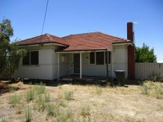  119 Main St Cunderdin WA 6407 $95,000 THIS HOME IS READY FOR REVAMP KITCHEN/DINING SEPARATE LOUNGE 3 BEDROOMS BATHROOM WITH VANITY SHOWER RECESS LAUNDRY SEPARATE WC ACCESS TO BACK YARD FOR WORKSHOP-GARAGE BACK YARD IS BLANK CANVAS DEEP SEWER BLOCK BLOCK SIZE 1012SQM. 