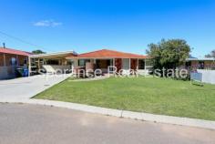  8 Butler Street Castletown WA 6450 $595,000 Castletown – This double brick & tile home displays 3 large bedrooms, open kitchen/dining with ceiling fan, formal lounge room with R/C aircon plus massive open family area incorporating study and games room with ample storage. Large patio/tandem carport leads to an attached 2 bedroom, 1 bathroom, self-contained granny flat. Huge 7m x 16m shed. Park across the road. 