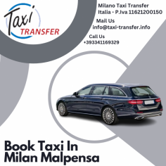 For a hassle-free travel experience, choose our
reliable Milan Malpensa Airport Transfers service. Easily Book Taxi Milan
Malpensa Italy online and enjoy a smooth, comfortable ride to or from the
airport. Our professional drivers ensure punctuality and safety, providing
top-notch service whether you're arriving or departing. With well-maintained,
modern vehicles, we cater to both individuals and groups, offering a
stress-free alternative to public transportation. Experience the convenience
and comfort of a personalized transfer, allowing you to focus on your journey.
Trust us for an efficient, reliable, and luxurious airport transfer experience
in Milan. 