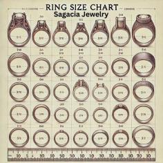  The other most common method is to take a printout of a ring size chart to measure the size of the ring you already have. Before printing, make sure you scale the PDF to 100% for the accuracy of the chart. Then get a ring you own or wear regularly that is perfect for you, neither tight nor loose. After that, place your existing ring in different sizes or circles present on the chart and find your ideal size. If you do not find your exact size, go for a larger size. 