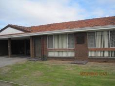 4/78 ROBERTS ROAD RIVERVALE WA 6103 2 Bedroom, 1 Bathroom, separate Lounge, Kitchen. 
 Small easy care Backyard. 