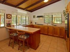  Northfacing, private Bessa Block home, nestled on 8 acres of land 
with 360 degree views, including Mt Beerwah, Mt Mellum, and Mary 
Cairncross Park.  Perfect for Horses! 
 HOUSE FEATURES: 
* The house is full of character with fully insulated raked ceilings and
 a solid stone feature wall between lounge room and main bedroom. 
Wrap around verandah from Front Door around end of house (BBQ area) 
* 4 bedrooms — main bedroom has a large changing room attached 
* 3 car spaces in shed and the 1 attached to the house. 2 open car spaces and 2 secure car spaces. 
* Single garage attached to western end of house -could easily be 
converted to a self-contained granny flat with TV outlet, lights and 
electricity already installed. 
* Lounge room, large kitchen and dining room with large walk in pantry and full gas cooking stove top and wall oven. 
* Ample bench and cupboard space. 
* Large bathroom with built in storage cupboard, separate large shower, vanity and bath. 
* Home is tiled throughout for easy cleaning. 
* Wood fire/heater with plentiful supply of firewood from land. 
* Bosch Hot water system with instantaneous turbo ignition gas. 
* Automatic tank switch when one gas tank runs out. 
* Outside lighting at front, end and back of house. There are 2 Flouro lights in BBQ area. 
 SHED AND LAND: 
* 40 x 20 Four bay shed with power. 
* The property, horse stables and it is fully fenced into four separate paddocks, with water troughs in each. 
* Unlimited drinkable water supply from Bore and pump. 
* Bore water is pumped automatically to a holding tank and then is 
filtered before use throughout the house.  Also has rain water tank. 
Vegie patch, chook run, and various fruit trees. 
* Peace and quiet, plenty of bird life. 
 OTHER: 
Rates on property here is $675.00 half yearly. No water or sewage rates at all. 