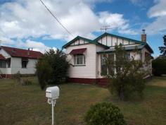 44 Archibald Street, Stanthorpe Located close to the Hospital, this weatherboard home has 2 bedrooms 
plus sleepout or 3rd bedroom, kitchen with electric stove and dining 
area, lounge with wood combustion heater, bathroom and laundry. Only 2 
blocks to Quart Pot Creek Parkland and another 2 blocks to the main 
street shops. For sale at $200,000neg. 