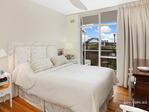  12/2 Pearson St Balmain East NSW 2041 ith spectacular 180-degree views of the harbour, the harbour bridge, 
Barrangaroo parkland and the city skyline, this superbly renovated 
apartment is on the first level of Midships, a boutique low-rise complex
 set amid gracious period homes in a quiet tree-lined avenue at the tip 
of Balmain East peninsular. 
 
Ideally located, the building is footsteps from the harbour foreshore, 
expansive tracts of parkland and Balmain East ferry and CBD buses, as 
well as a short walk from village shops and cafes on Darling Street 
 
Architecturally redesigned with premium quality fixtures and finishes 
throughout including Tallowwood floors, integrated cabinetry and 
bookshelves 
 
Central entrance hall flows to light-filled living and dining zone with 
wide picture window and glass door opening to private and sunny view 
balcony 
 
Sleek Quantum Quartz gas kitchen with abundant storage (including self 
closing drawers), Liebherr integrated fridge and NEFF appliances 
including four-burner gas cooktop, electric oven (with slide away door 
and steamer), rangehood and integrated dishwasher 
 
Main bedroom with generous custom-built-in wardrobe, designer 
single-blade ceiling fan, bespoke curtains and glass door opening to 
view balcony 
 
Second double bedroom with built-in wardrobe, custom fitted shoe cupboard and Roman blind 
 
Chic and spacious Carrara marble bathroom with big shower, heated towel rail and concealed laundry with linen storage 