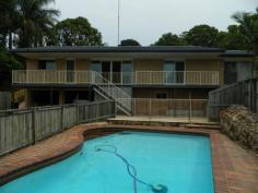  17 Bega St   NAMBOUR   Qld   4560 Spacious 4 Bedroom Brick home, situated in quiet cul-de-sac, with elevated north easterly views over town. Large workshop area with 2 car accommodation and inground salt water pool. Modern kitchen and dining with french doors leading to a paved outdoor entertainment area. Massive airconditioned master bedroom with ensuite. The large 1318 sqm block also has a cubby house and big back yard with afternoon shade for the kids.Main bathroom and ensuite recently renovated. Work transfer prompts this reluctant sale.