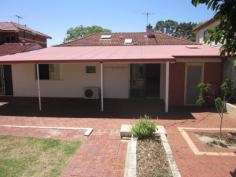  23 Wattle St South Perth WA 6151   Come to our home open Saturday the 9th of August 12pm to 12.40pm Neatly presented 3 bedroom, (plus study area) 2 bathroom character home situated on a prime 670sqm block. Front and Rear access. Renovate or Bulldoze. This pretty family home features a formal entry, an elegant formal lounge room has a gas fire place with mantle, gorgeous lead light doors and recessed windows , high ornate ceilings and picture rails. Formal dining room. Spacious country kitchen opens to meals and family room that flows to entertaining area with pergola. Double garage off sealed rear lane way, single carport plus extra parking at front. Garden shed/workshop. Comfy as is and worthy of your renovation . Good tenants happy to stay on. Prestigious street, quiet handy location close to Schools, shops, park and handy for the City, Curtin University and transport. Your opportunity to get into this family orientated suburb. Call us now for more details.     
