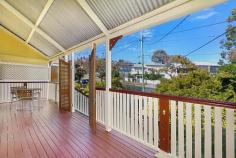  112 Ferndale Street Annerley, 4103 OFFERS OVER $699 000 - CHARACTER HOME ON TWO LEVELS ! Situated in one of Annerley's most desirable streets, this beautiful colonial home ticks all the boxes. From the classically elegant frontage with latticed door to the front verandah, through the practical layout all the way to the leafy backyard, this property is likely to charm many buyers. Loaded with original features including vjs, polished timber floors, casement windows and high ceilings, it boasts plenty of living space over two levels. The main living area upstairs consists of large open plan living and dining , extending to the spacious north facing deck. A modern kitchen with plenty of storage and stainless steel appliances will appeal to any accomplished chef. There are three well proportioned bedrooms with built in robes sharing a spacious modern bathroom executed with a rustic touch. The architectural design of the lower level creates that extra needed space for the family to enjoy. Here you will find the 4thbedroom , second bathroom , laundry and the Rumpus room . There is plenty of scope to add your own special touch. Move in and enjoy the lifestyle that you always wanted! 