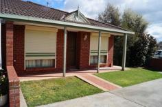  1/24 Hughes St Tatura VIC 3616 A Credit to its Owner Your home too big? Need a unit or investment in town? Then... "Look no Further" Conveniently positioned close to Hogan St shops, Doctor, and Golf Club this well built, well positioned, beautifully presented Brick Veneer, 2 bedroom duplex style unit with open plan living, north facing kitchen, separate bathroom and laundry is a "Credit to its Owner". Security shutters, gas heating, refrigerated air conditioner, gas upright stove, quality drapes and floor coverings. Patio area, single carport with remote controlled roller door from separate rear access, pop up sprinklers, plus low maintenance garden. One of only 4 units on the block, this unit will impress. Rent Potential $200-220pw. Inspect Today, Call Allan Howard - 0438 561 510 