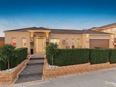  74 Webster Way Pakenham VIC 3810 ONE OF THE BEST YOU WILL EVER SEE!! 2 ENSUITES!! Inspection Times: Sat 20/09/2014 11:00 AM to 11:30 AM Spectacular 4 bedroom plus study home perfect for the larger or extended family within close proximity to Heritage Springs Shopping Centre, Parks and Freeway Access. Purpose designed floorplan features 2 master bedrooms, each with a walk in robe and full ensuite with double vanities and spa baths, formal lounge, family/meals area off the stunning kitchen, separate rumpus room and designated split level theatre room that is fully sound proofed and wired. Huge enclosed alfresco has a kitchenette and 8 person jacuzzi making year round entertaining an absolute pleasure. Boasting 9ft ceilings, ducted heating, refrigerated cooling, split sytem air conditioner to theatre room, main bathroom with spa bath, 900mm stainless steel cooking appliances, large garden shed/garage, landscaped gardens both front and back, and double garage with remote door. Around 38sq URL with an allotment of 699sqm, so much more to mention, inspection will truly delight! 