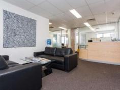 D/333 Charles Street, North Perth, WA 6006 PARTITIONED, NATURAL LIGHT & QUALITY LOCATION - 153m2 1st floor corner office with lift access. - Corner location providing a high level of natural light and massive street exposure and signage. - Very well presented office space in a modern building. -
 Fully partitioned to include Reception, Large corner boardroom, 5 glass
 offices, Store-room, Server room and open plan work area. - Current lay-out is a very practical use of the space. -
 Three undercover allocated car-bays as part-lot plus plenty of nearby 
street parking, in addition to nearby allocated parking for lease if 
required. - Short term holding income with a lease in place which expires mid January 2015. - Security System - Reverse cycled air-con The
 tenancy was original designed with 2 entrances to allow for the 
flexibility to split the tenancy into two. This could be re-instated. Location - Quality location situated on the main arterial Charles Street only a short distance from the CBD. - Easy access to the Mitchell Freeway and Graham Farmer Freeway - Osborne Park, Mount Hawthorn and North Perth commercial precincts are all close by. - Glendalough Railway Station is serviced by Bus along Scarborough 