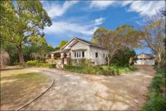  7 Cobah Rd Arcadia NSW 2159 Auction Saturday, 11th October, 2014, 11:00am On Site BE ENCHANTED Nestled amongst bigger acreage properties is this absolute character-filled country homestead on a level 1580sqm block of land...well over 1/3 of an acre in imperial measurement. The Federation-style home boasts high ceilings, decorative cornices, polished floorboards and wonderful front verandah. Just minutes from the new Aldi store at Galston and both private and public schools, this delightful slice of paradise is ideal for those coming off larger properties looking to retain the ambience of a rural lifestyle or those wanting to escape residential life, where the blocks are shrinking and the streets are narrowing.  Charming single level rural homestead High ceilings, polished timber floors Open fireplace, decorative cornices Double garage, circular driveway Sparkling in-ground swimming pool  Flat, rarely found 1580sqm block Lovely grounds and mature gardens Close to both private and public schools 