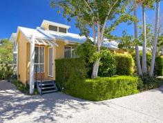  7/36 James Street Noosaville Qld 4566  TOWNHOUSE DESCRIPTION Relaxed Riverside Living Only 200m level stroll from the beautiful Noosa River, this character filled residence is one of eight stand alone townhouses and offers peace and privacy.  Featuring high ceilings, a private patio and open plan living. This is a great residence for a couple or single person who values privacy.  Alternatively, this would make the perfect lock up and leave weekender - with no maintenance or yard work required. Located at the back of the complex away from the road, this gorgeous townhouse offers 2 bedrooms, 2 bathrooms and a single lock up carport.  Situated in a peaceful residential complex and conveniently located only a 2 minute walk to local shops and restaurants. | Free standing single level townhouse – 168sqm | 200 metres to Noosa River  | Timber construction - Colorbond roof | 2 bedrooms, 2 bathrooms  | Spacious open plan living with high ceilings | Tiled living - carpeted bedrooms | Kitchen with electric cooktop and breakfast bar  | Separate laundry off kitchen | Ceiling fans throughout | Single lock up carport  