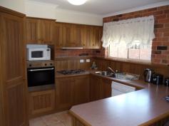  2/74 Stradbroke Avenue Swan Hill Vic 3585 $229,000 Two living areas 
*Timber kitchen 
*Garage with remote 
*Free standing 
*Timber dado and brick feature walls 
*Semi ensuite 
*Ducted evaporative cooling 
*Gas heating 
This very smart unit is leased at $225 per week or vacant possession is available (60 days).				 