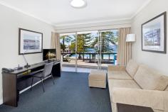  122/54a West Esplanade, Manly NSW 2095 * This furnished strata serviced apartment (61m2 + 15m2 security parking on title) is the most hassle free investment you could own. * The service managers are currently the commercial tenant and pay a guaranteed rent monthly to the owner/landlord * In return they sub- let to visitors and tourists for their own commercial gain * Showing a guaranteed NET return of approx. $500 per week + CPI increases annually * All outgoings including council, water, body corporate levies and general maintenance are also paid by the tenant/service manager * The current commercial lease expires August 2017 and after that date you can either grant a further new lease to the service managers or alternatively take possession back as your holiday pad and/or manage your own holiday rental/short term stay for a higher yield (note: Daily serviced holiday accommodation rates in this complex and prime location command around $385 per night) * Recently renovated, including new kitchen, the sale also includes ownership of the new furniture. * World class location and boasting panoramic never to be built out Harbour water views * This modern and beautifully maintained 18 year young landmark building is located directly opposite Manly Wharf Note: A serviced apartment is defined as a building or part thereof, approved for the purposes of holiday letting/short term stay only, generally not exceeding 3 consecutive months For Sale: In excess of $595,000 