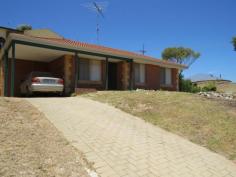  2 Asche Way Two Rocks WA 6037 ELEVATED WITH POTENTIAL VIEWS! This 3 bedroom home is nicely positioned on an elevated 792m2 coastal block in a quiet spot with potential 2nd storey ocean views. Features include kitchen, meals & lounge areas combined, tidy interior, 1 bathroom, 2 WC’s, plus all bedrooms have BIR’s. Fresh paint to the exterior, single carport, small work shed on side. Being set on a corner gives you the added advantage of room for parking a boat/caravan etc. The property has loads of potential here, is in the right spot & price range! For more information call CRAIG HOSKINS 0414 47 33 60 General Features Property Type: House Bedrooms: 3 Bathrooms: 1 Land Size: 792 m² (approx) Indoor Features Toilets: 2 Outdoor Features Carport Spaces: 1 Other Features 2 WC's, potential ocean views 