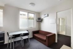  9/17 Park Street Hawthorn VIC 3122 SUPERB VALUE! PERFECTLY POSITIONED STUDENT ACCOMMODATION APARTMENTS -$165,000 Plus each or Buy Both $330,000 Plus -Fully Self Contained and Furnished -Low Body Corp Fees -Great Opportunity General Features Property Type: Apartment Bedrooms: 1 Bathrooms: 1 $165,000 