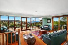 58 Scenic Hwy, Terrigal NSW 2260 Per night: $300 to $600 Per week: $1,520 to $3,800 Maximum adults sleeps 8 Total adults & children sleeps 8 Bond required 
 
 Take in 180 degree ocean views and enjoy the seaside life. The 
Panorama is home to north-easterly views of Terrigal and out to 
Forresters headland. Indoor/outdoor living spaces flow seamlessly. 
Featuring a huge timber deck, open plan living, air conditioning, lofted
 ceilings and double lock up garage, The Panorama delivers cool summer 
breeze and warm winter sun. Perfect for families, this inviting house 
contains modern furniture and a fully fenced grassed yard for kids to 
play. Only two minutes drive to North Avoca Beach and three minutes 
drive to Terrigal beach and esplanade. Master bedroom contains a queen 
bed, balcony, impressive views, en suite with spa bath and walk-in robe.
 Bedroom 2 contains a queen bed, views and built-in robes. Bedroom 3 
contains a double bed and built-in robes, while self-contained lower 
level contains a queen bed, kitchenette, views and bathroom. *Please 
note: these are sales images. Furniture is subject to change. 
 Multiple living spaces include plasma TV, DVD player, ocean views Kitchen contains dishwasher, oven, gas cook top, microwave, fridge Huge deck perfect for entertaining with amazing ocean views, gas BBQ Fully fenced grassed yard ideal for kids to play; self contained lower level Close to Terrigal and North Avoca, air conditioning; floorboards in living areas Two bathrooms contain a shower; full laundry contains washer and dryer 