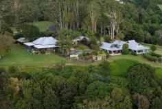  448 Old Byron Bay Road Newrybar NSW 2479 RESORT LIVING, INCOME, SPECTACULAR VIEWS Perched atop the beautiful coastal escarpment on Old Byron Bay Road, only 10 minutes to Byron Bay and 5 minutes to Broken Head beach, you will discover the idyllic sanctuary that is the Four Winds estate.  The long, understated tree lined driveway meanders past stables and manicured lawns to reveal this rare 6.8 acre hinterland property boasting 360 degree views.  Wandering through the entrance pavilion and the lush tropical gardens, you will discover the gorgeous lagoon style pool with heated spa and its dramatic ocean backdrop.  The main residence features two large bedrooms, both with luxurious indoor/outdoor marble bathrooms. A kitchen, lounge area and separate dining space take in the stunning ocean vistas and adjoin expansive wrap around verandas. A second living space with a wood burning fireplace opens onto a private outdoor entertaining area with walled gardens and timber decks. Two stunning, luxury, guest villas, provide established holiday rental income. Featuring vaulted timber ceilings and lavish marble bathrooms, they are ideal for rental, family or guest accommodations. Lush tropical gardens, rolling lawns and timber walkways meander around the ... show more View Sold Properties for this Location View Auction Results General Features Property Type: Lifestyle Bedrooms: 5 Bathrooms: 5 Outdoor Features Garage Spaces: 5 Swimming Pool - Inground Land Features Annual Rainfall: 0 mm per annum Interest from $4.5 mil 