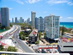  1206/3422 Surfers Paradise Blvd, Surfers Paradise, Qld 4217 
 It is rare to find such a spacious and attractive unit in this price range. 

 This superb unit will truly impress anyone seeking to live in the increasingly popular "Golden Gate" tower. 

 If you are thinking of "downsizing" this unit will make the whole 
process no sacrifice at all, as the '06 style is the size of a 
townhouse. 

 Two large bedrooms plus a study that is large enough to use as an 
occasional third bedroom are just part of this high quality and 
imaginative renovation. 

 The kitchen and bathrooms leave nothing to be desired, and the superb
 views North and South now include the new light rail, which quietly 
runs right past your door! 

 The location midway between Surfers and Main Beach, with the ocean 
just a short stroll away, this is the essence of the Gold Coast 
experience. 

 I trust my enthusiasm for #1206 shines through here, for this is as good as it gets for position, value and quality. 

 Come to the open house this weekend or call the agent to arrange a time to view. 

 You won't regret it! 
 