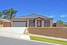  11 Peregrine Pl Wodonga VIC 3690 $457,500 OPEN HOUSE SUNDAY 1:45 - 2:15PM House - Property ID: 780684 Beautifully positioned in the prestigious Ridge Estate on a 932 m2 allotment this quality built and appointed 7 star energy efficient home is only 18 mths young and would ideally suit the purchaser considering building without the hassle, as it is all done !  Offering 260 m2 under the main roof and an easy flowing design with a big emphasis in the design on the elevated location and capturing the views on offer from many vantage points.  This beautiful home offers  INSIDE FEATURES - - An inviting modern light and bright decor throughout  - Four double sized bedrooms with good storage as well as a separate study - The Master bedroom offering a lovely outlook and large ensuite with double bowl vanity, an oversized shower, and separate toilet  - Designer family bathroom with full bath  - Higher ceilings throughout, 2500mm and LED lighting throughout  - Formal lounge/ living area positioned to the right upon entry to the home  - Large open plan/ family meals area, offering extensive inviting views  - A designer kitchen with ceaserstone benchtops and breakfast bar as well a Miele dishwasher, a 900mm s/steel cooker, overhead canopy rangehood and a fantastic large corner pantry  - Sweeping breathtaking views from many vantage points that can never be built out - Holland blinds throughout with block out features  - Energy efficient ducted heating and cooling throughout  - Wired with cat 6 outlets in every room for a non wireless network throughout  - Double glazing to all the windows and glass sliders in the home  - Double garage with auto doors and direct access into the home  OUTSIDE FEATURES -  - Side access through double gates and a concrete pad which would accommodate a large caravan or boat  - A large crossover, driveway allowing for additional parking areas  - A good sized, landscaped and flat house yard with a Hebel block aerated feature fence  - Sloping hillside, professionally landscaped with established paths, steps and excellent drainage in place, ready for the easy planting of trees and shrubs of your choice  - A great undercover alfresco / entertaining area to capture the views and sunsets as well as a large open area ideal for extended entertaining  - A Solar boosted gas hot water unit  This home is being SOLD below replacement value so don't delay on inspecting and appreciating the benefits, features, and all that is on offer  Phone Terry Hill on 0412-793331 for your private viewing 