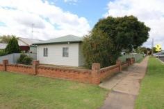  43 Cox Street Mudgee NSW 2850 $249,000 Situated only two blocks to the Mudgee CBD is this two bedroom plus sunroom home. Located on a corner block of 1,189 sm approx. The home presents in original condition and lends itself to renovators and first home buyers. The clad home has two bedrooms at one end adjoining a living area that contains a wood fire. There is an eat in kitchen that is of good size and the bathroom, laundry and w/c are all separate. The rear sunroom has a lovely North/Easterly aspect and opens onto the secure rear yard. The property has off street parking for two vehicles and plenty of space for the kids and pets. The property is accessed via two wide street frontages which gives the feeling of not being hemmed in. An easy walk to town to enjoy the cafes and resturants of Mudgee and easy access to schools and amentities. Property Details Bedrooms 		 2 Bathrooms 		 1 Garages 		 2 