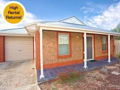  5/216 Diment Rd Burton SA 5110 $229,000 to $239,000  Beautiful Affordable Home in a Peaceful and Secure Community! Built in 2007 this 3 bedroom home is conveniently located and has been well looked after by the residents. This home is an ideal choice for first home buyers, retirees and investors due to its close proximity to school, transport and shops.  The options are endless and so are the advantages of living or investing here. Currently rented at $275.00 per week until 19/6/2015, with the possibility of $285.00 week from 20/6/2015 onwards (to be re confirmed with the Property Manager). This provides a good opportunity for investors to take advantage of the higher rental returns. Alternatively you also have the choice to move in once the lease expires (providing the required notice is given to the Tenants).  The rooms are spacious with a decent open plan living area and sufficient storage space. The home is positioned on a decent size block of approx. 263sqm amongst other quality homes making it a perfect choice for families, couples and singles.  Features:  - Walk in robe to master bedroom  - 2-way bathroom with separate toilet  - Quality carpets to all bedrooms  - Spacious kitchen with gas cooktop, double sink and overhead cupboards  - Large family room with split system air conditioner  - Blinds to windows  - Quality fixtures and fittings throughout  - Gas hot water system  - Single carport with automatic roller door  - Decent size backyard  - Garden shed  The home is worth inspecting for all reasons stated above. Look no further and ring me immediately before it is sold!  RLA 2140  PROPERTY DETAILS $229,000 to $239,000  ID: 323826 Land Area: 263 m² Building Area: 125 