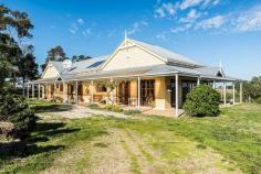  555 Robbs Rd Moorabool VIC 3221 $940,000 - $969,000 'Glen Moidart' - Beauty on 155 acres.This wonderful property lends itself to a range of rural pursuits. Easy travelling to Geelong, Melbourne and Ballarat, this beautiful undulating land comes complete with Red gum creek frontage, water rights, permanent springs, 2 bores, sensational dry-stone wall sheltered paddocks and sealed road access. Ideally orientated, the solar passive, Harkaway home features wrap around verandahs, 4 spacious bedrooms all with robes, ensuite and walk in robe to the master, a study that can be opened into the second living area. The tiled family living/dining area opens out through french doors to the beautiful views of the undulating landscape and is adjoined by the character filled country kitchen, with large walk in pantry, dishwasher, upright electric stove and a Stanley combustion cooker that heats hot water and turns the kitchen into the heart of the home.  Outside includes approx. 60 acres sown to wheat, woolshed, hayshed, gravel driveway, storage shed, machinery shed, boundary and internal fencing and stock yards. Volcanic soil on limestone would suit cropping, grazing or vines.  The property is on the original Cobb & Co. route and includes the original 1850s cottage, needing a little TLC - with plans drawn up for refurbishment. School buses to both state and private colleges at each end of the road give growing families many options. This property will delight anyone looking for space and fresh country air.  Looking for a change of lifestyle? Here is your opportunity - Dont let it slip away! Ring now for your appointment. Internet ID 319821 Property Type House Features Air conditioning, Fire place, Study, Dishwasher, Shed Floorplans Floorplan 1 Floorplan 2 Floorplan 3 
