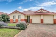  17 Urchin Cres Aldinga Beach SA 5173 $350,000 - $360,000 IMPECCABLE STYLE WITH A TOUCH OF CLASS A 2004 built spacious & light family home, surrounded by other quality homes, in a peaceful, tranquil area. There's plenty of room here for the kids to kick a footy!  Large kitchen/living area, flowing through to the shady pergola area and garden  2nd living room makes a cosy area for the kids TV, or to relax with guests  Main bedroom with good size ensuite & walk in robe  Main bathroom with deep bath sep vanity sep toilet  Neutral wall colours and easy care flooring  Double auto garage with rear access for van/boat. Room for extra vehicles off street  Plenty of storage Secure, peaceful, relaxing living awaits a few minutes drive to the beach! Other features: Double garage with rear access Elders Property ID: 8444456 4 bedrooms 2 bathrooms 2 car parks Double garage 