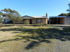  11 Fiebig Rd Meningie SA 5264 $275,000 Spacious Home on 8987 square metres * Cream brick veneer 3 Bedroom home * Established fully fenced rear entertaining area including 9m x 9m BBQ shelter * Ducted reverse cycle air conditioning, Slow combustion fire in lounge * Open plan kitchen/dining with pleasant park views on elevated site * 7.5m x 3m drive through lockable shed PLUS 12m x 5.5m car garage/workshop * Rear paddock for your livestock interests * Ample rain water storage plumbed to the home * Plentry of room for the children to explore, walking distance to sporting grounds & Lake Albert. Other features: Fireplace(s),Garden,Secure Parking,Formal Lounge Elders Property ID: 3704264 3 bedrooms 1 bathrooms 6 car parks Land Area 8987 square metres 4 car garage Double carport Air Conditioning 