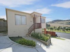  2/84 Lamprill Circle Herdsmans Cove TAS 7030 $140,000 - $160,000* This terrific rendered 2007 built unit has elevated views of the suburbs and surrounding rolling hills, with secure yard and double length carport under. Inside, great sunny open plan living, beautiful gloss kitchen with stainless steel appliances, modern bathroom which has 2 way access to the master bedroom with built-in robes plus second double bedroom also with built-in robe. A small side deck leads to the secure, fully fenced yard. With an existing lease of $205 per week in place until May 2016. Investors should consider with income from day one at around 7% yield and the balance of depreciation benefits may still apply. Increased capital growth is arguably due soon in Hobart suburbs so now would be a great time to buy! Make an offer today, motivated Vendor. * This is a Buyer's Guide Inspections Inspections by appointment only. Features General Features Property Type: Townhouse Bedrooms: 2 Bathrooms: 1 Land Size: 199 m2 (approx) Indoor Living Areas: 1 Toilets: 1 Built in Wardrobes Outdoor Carport Spaces: 2 Deck Fully Fenced 