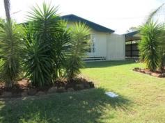  9 Lawson St Dalby QLD 4405 $284,000 FABULOUSLY FRESH - INSIDE & OUT Ideal retirement residence - nothing to do! Located in flood-free Pioneer Gardens (western side of Dalby) Hardiplank construction on pier & beam foundations. Large residential block of 896m2 on quiet street. New external & internal paintwork, new light fittings, new doors, new floor coverings. 3 good size bedrooms with built-ins (hanging space and shelving).  Kitchen - new bench/sink, near new electric stove, rangehood, pantry. Dining/lounge combination with reverse cycle air-con, ceiling fan.  Hallway with mirrored door linen storage cupboard.  Tiled bathroom with bath, shower recess, new vanity/cabinet, fan light.  Separate toilet. Laundry with side door access, storage cupboard. Climate control: RC air-con in lounge. Ceiling fans in lounge and main bedroom. Flooring: Cushion vinyl with wide plank timber look, plush carpet. Windows: screens, security, curtains, roller blinds. Aluminium shade awnings. Colorbond fenced backyard. Clothesline with paver path.  Covered side deck with metal railings, ideal for entertaining. Established trees/garden. Garden shed. Carport for 2 vehicles with brick flooring, shade cloth on western end. 