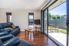  2/16 Lauren Court Exeter TAS 7275 $229,000 - $259,000 The not so terrible twos This neat and tidy unit is only just over 2 years old. It consists of 2 bedrooms and has parking for 2 cars (one single carport and one open parking bay). There are only 2 units on the block giving you an easy care 328m2 yard to look after. The open plan design still enjoys a fully equipped kitchen with sleek modern touches and spacious benches and breakfast bar. Stainless steel appliances include under bench oven, glass hot plates, range hood and dishwasher. A gleaming bathroom with dark floor tiles contrasts nicely against the light wall color and located centrally to both double bedrooms (built in robes in each). Good high fencing ensures your privacy when you are enjoying a BBQ outdoors and there are some low maintenance plants established in the garden beds with some lawned area too. Easy walking distance from the local shopping precinct including supermarkets, butchers, doctors, chemist and schools. The bus stop to Launceston is also a quick walk down the road. The expected rental return would be approx. $260 per week and with no body corporate to worry about, this back unit could just be what you are looking for. Ideal for those wishing to simplify their life and free up some time or perhaps acquire this for your property portfolio? General Features Property Type: Unit Bedrooms: 2 Bathrooms: 1 