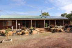  19 Cummings Cres Merredin WA 6415 $485,000 IN TOWN ACREAGE WITH FUTURE DEVELOPMENT POTENTIAL **Further reduced and must be sold all written offers presented** Rare chance to buy 4.44 Acres of residential land in the Merredin town-site. Suit a young growing family who wants room for kids to play or a retiring farmer who needs to move into town but doesn't want any close neighbours. All the work has been done by the sellers and is ready for new owners to move straight in and enjoy this neat 4 x 2 + study family home. Recent works include; fully painted inside & out, new kitchen with dishwasher and 900mm s/s oven, new tiled living area floors and new carpet to bedrooms & study, new gas instant HWS, 5kw solar PV system, new wood fire, new light fittings, curtains and new bathroom vanities. Home security system cameras and monitor. Fully ducted reverse cycle air conditioning and pink batt insulation. Side double length carport UMR. Double garage or workshop shed. Paved verandas and undercover entertaining area overlooking yard and below ground swimming pool. Fully serviced with power, deep sewerage and scheme water and potential for future subdivision.  All inquiries to exclusive selling agents Elders Real Estate, phone Will Morris 0448 415 537 to arrange your inspection. Other features: Built-In Wardrobes,Close to Schools,Close to Shops,Close to Transport,Fireplace(s) Property Details Elders Property ID: 9804043 4 bedrooms 2 bathrooms 4 car parks Double garage Double carport Swimming Pool Air Conditioning 