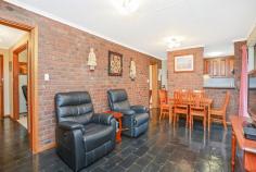  74 Canterbury Rd Victor Harbor SA 5211 $319,000-$339,000 Immaculate Central Home House - Property ID: 906408 A beautifully maintained and upgraded mid 1980's brick veneer build, well placed on the 836m2 to provide very useable rear yard. The floor plan offers a slated entrance, generous carpeted lounge with combustion heater, timber kitchen cupboards with dishwasher, wall oven and bench plates with a servery into the adjacent slated dining and family room complete with a split system reverse cycle air conditioner. There are 3 carpeted bedrooms (all with built-in robes), plus an office/den. The spacious family bathroom sparkles and offers a screened shower, bath and vanity with separate toilet. The laundry is located nearby with storage cupboards. A paved pergola adjoins the home. A detached lockup shed/workshop located in the rear yard and vehicle storage is provided by a double length drive-thru carport with roller door at the street frontage and a gravel caravan/boat site at the end.  Features  Land Size Approx. - 836 m2 