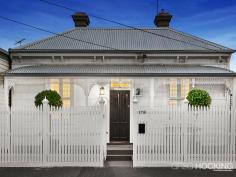  178 Albert St, Port Melbourne VIC 3207 The elegance of its period profile and the exceptional quality of its renovation ensure this superb double fronted Victorian delivers a stunning combination of classical integrity and contemporary ideas. Three luxurious bedrooms, each enhanced by built-in robes and plantation shutters beneath high ceilings, surround a central bathroom featuring Corian stone surfaces and custom fitted 2-pac joinery. To the rear, oak floors, fabulous proportions and a sleek, stylish fire-place complement living/dining areas accompanied by a Carrara marble kitchen equipped with Miele appliances, an induction cook-top and soft-closing cabinetry. Beyond, the beauty of industrial inspired steel framed windows introduces a decked backdrop designed for easy outdoor entertainment. Heating, cooling, video security. An irresistibly desirable Victorian walking distance from Port Melbourne Primary School and 109 trams, conveniently close to the beach and Bay Street. The best! 	 